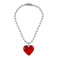 Scarlet heart Necklace