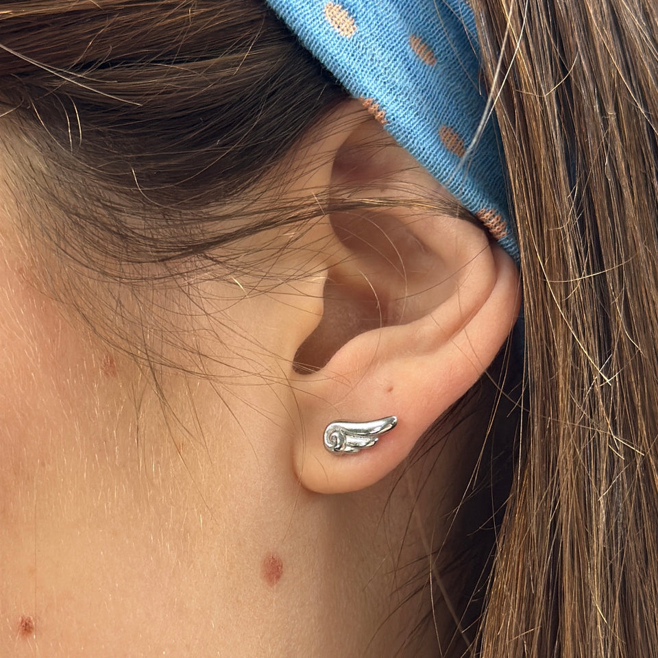 Winter fairy stud earrings
