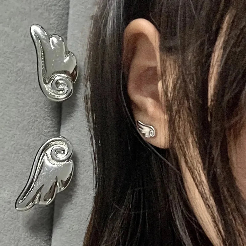 Winter fairy stud earrings