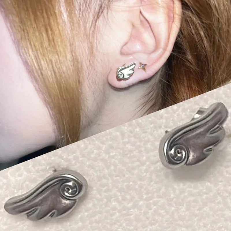 Winter fairy stud earrings