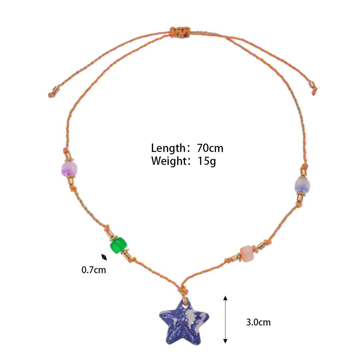Handmade starfish pendant